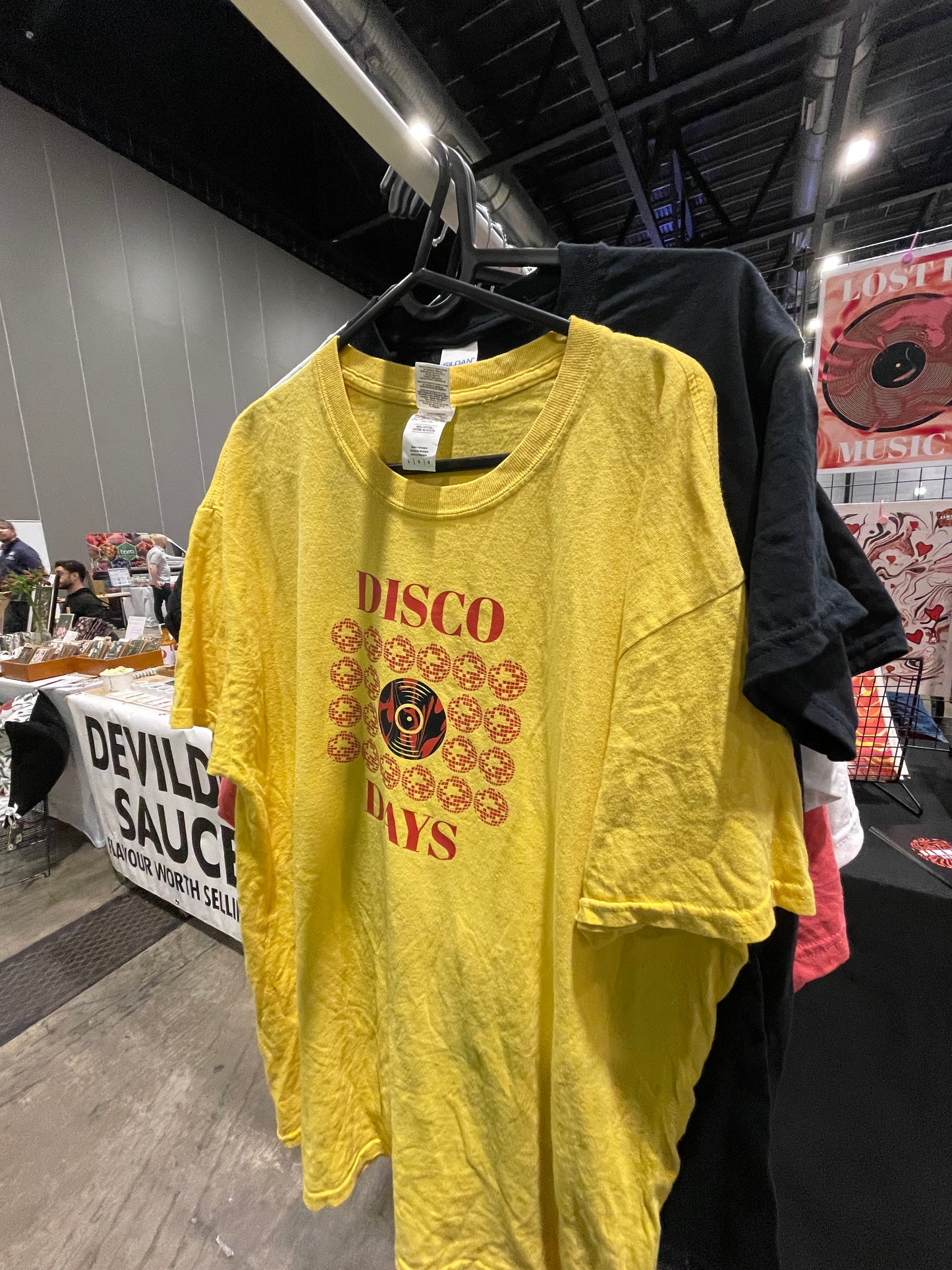 DISCO DAYS YELLOW SIZE LARGE