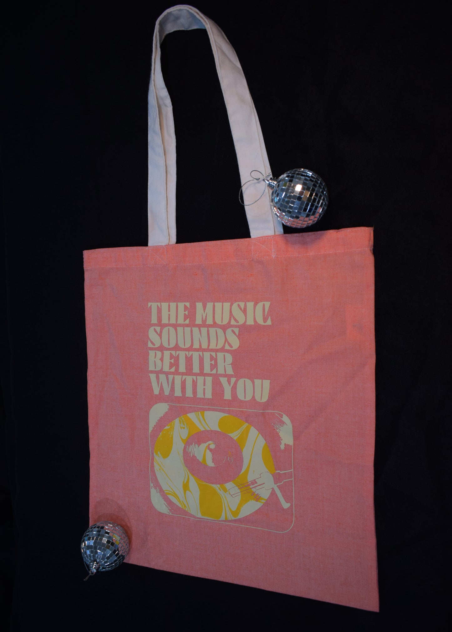 THE MUSIC SOUNDS BETTER TOTE BAG