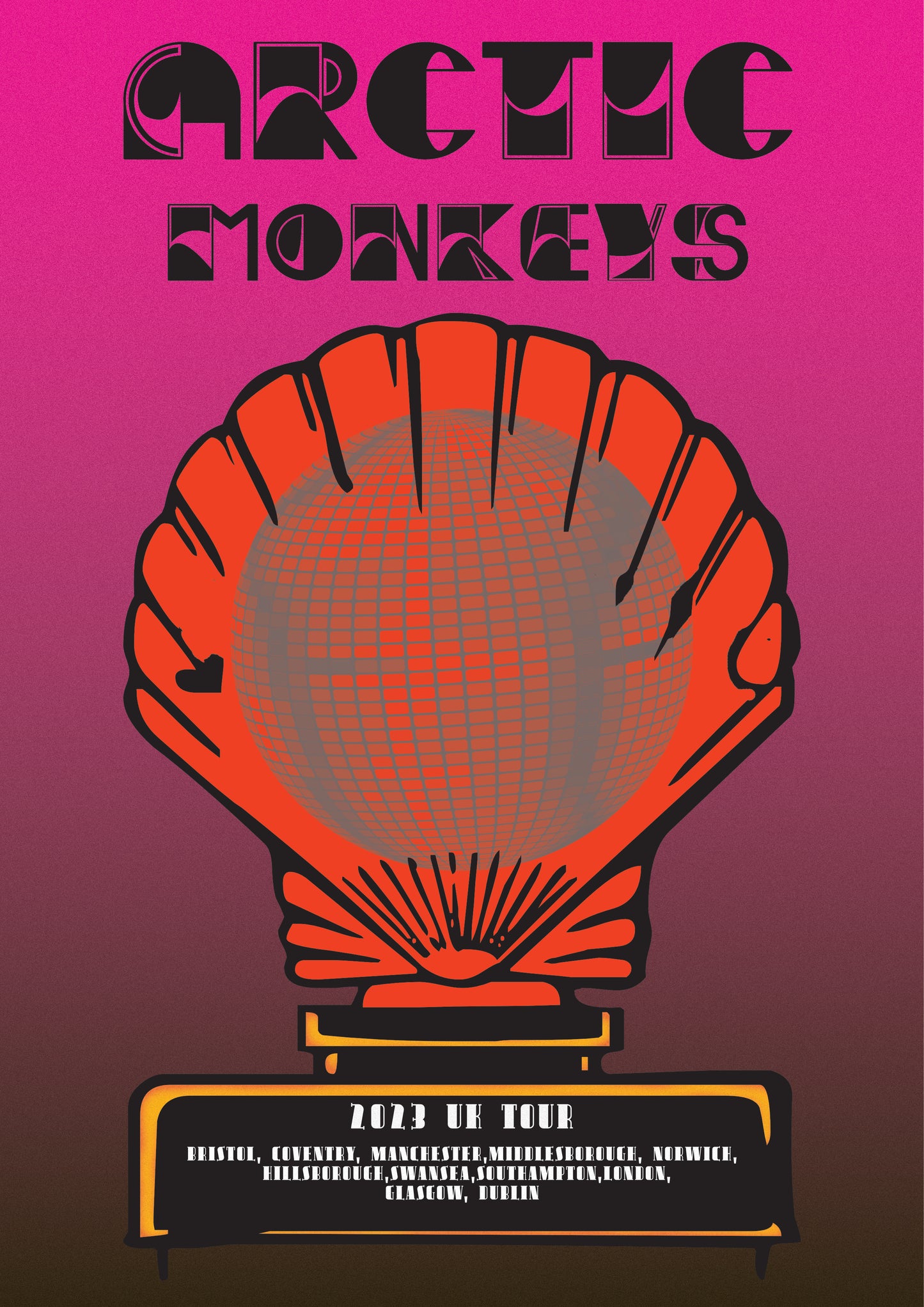 Arctic Monkeys Tour Poster 2