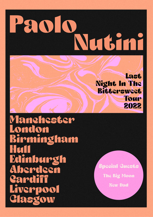 Paolo Nutini Tour Poster 22