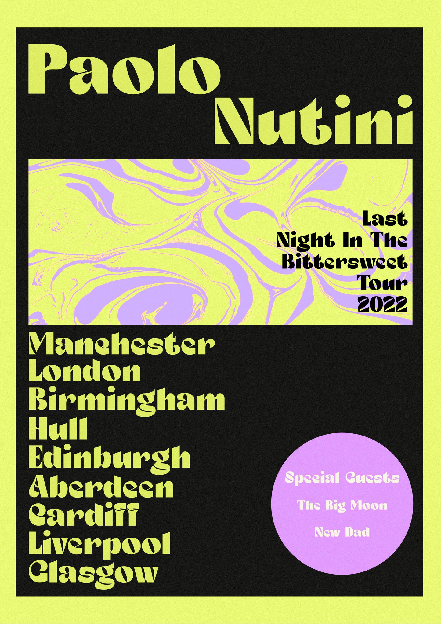 Paolo Nutini Tour Poster 22